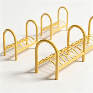 Bicycle Bike Parking Rack Loop Design Tube Frame Powder Coated Steel Customized New Arrival Community System