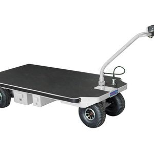 Heavy Platform Large Electric Trolley for Industrial Cargo Transfer Plant Airport Station Terminal Warehouse with Anti Rust Frame Kd Structure