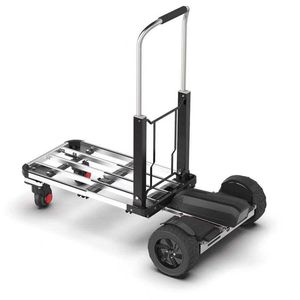 Foldable Compact Electric Trolley for Outdoor Travel Cargo Hospital Supermarket Municipal Park Warehouse with Powder Coated Finish Anti Rust Frame