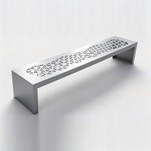 Simple Outdoor Furniture Public Park Street Metal Outdoor Garden Patio Bench