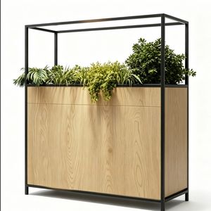 Metal Raised Flower Planter Box Flower for Urban Landscaping