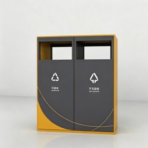Outdoor Rubbish Bin Park Street Public Garbage Trash Waste Recycling Bin