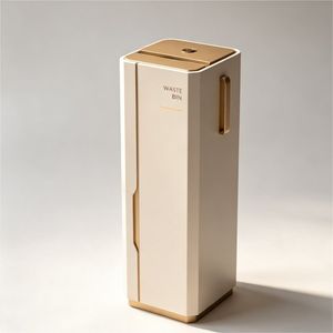 Modern Rubbish Waste Bin Stainless Steel Hotel Garbage Bin